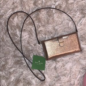 NWT Kate Spade Gold Wallet